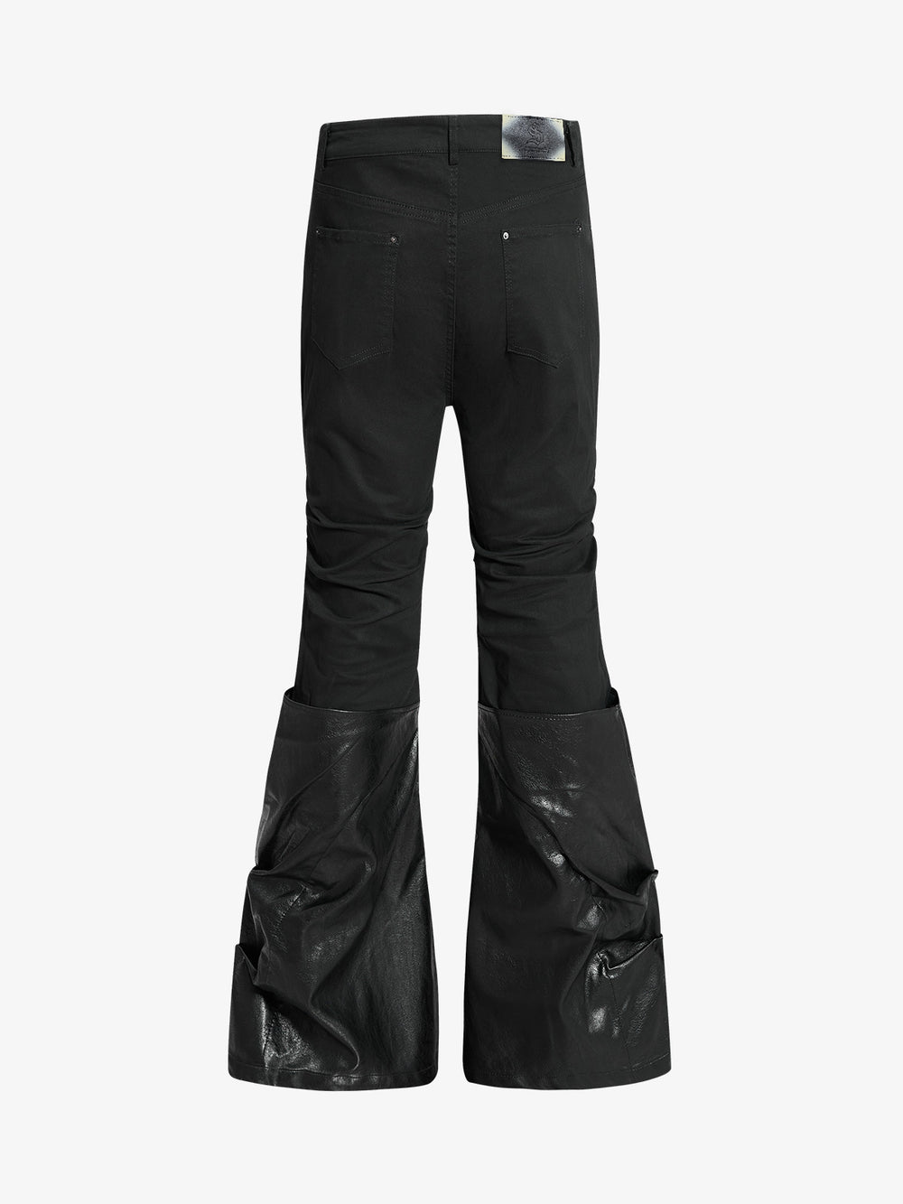 Pantaloni chino neri a vita alta e vestibilità slim