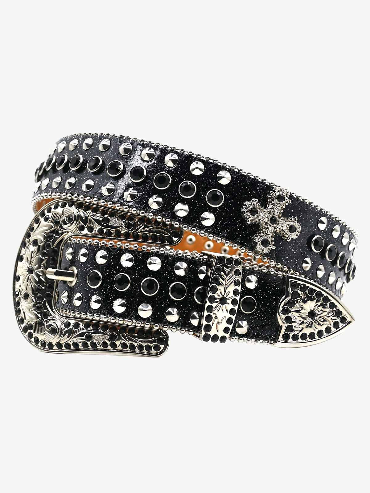 Rhinestone Cross Belt