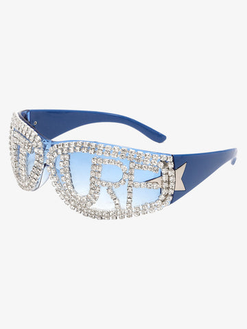 Rhinestone Embellished Sunglasses