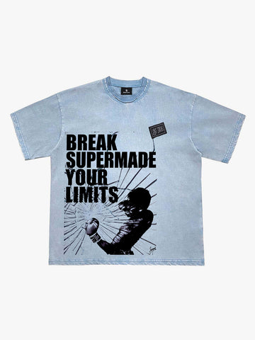 Washed Break Limits Graphic T-Shirt