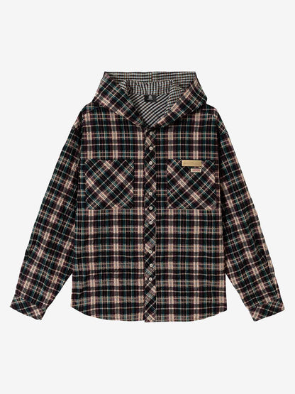 Classic Plaid Button-Up Shirt for Men - Perfect for Casual and Outdoor Adventures 