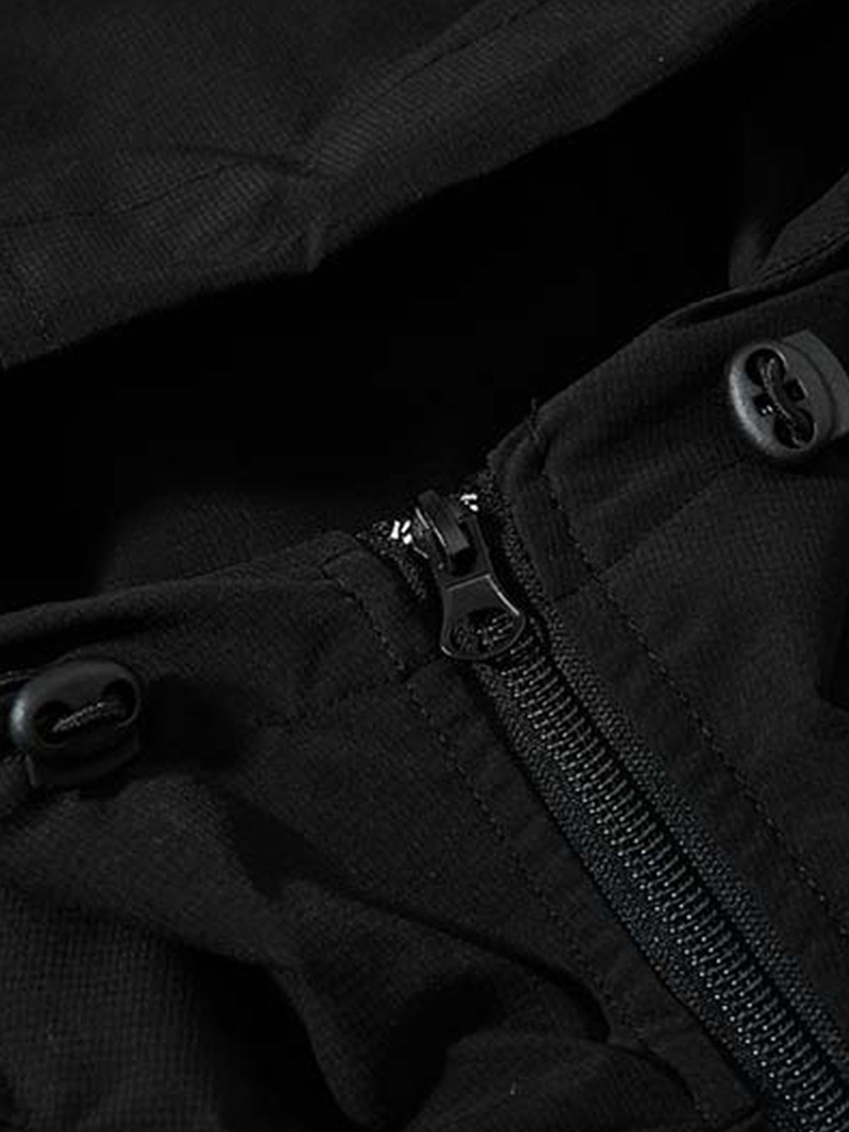 Street-style Letter Print Hooded Windbreaker Jacket