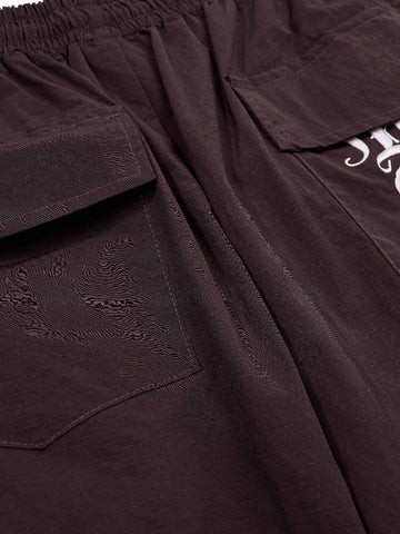 Strapped Detachable Curved Pants