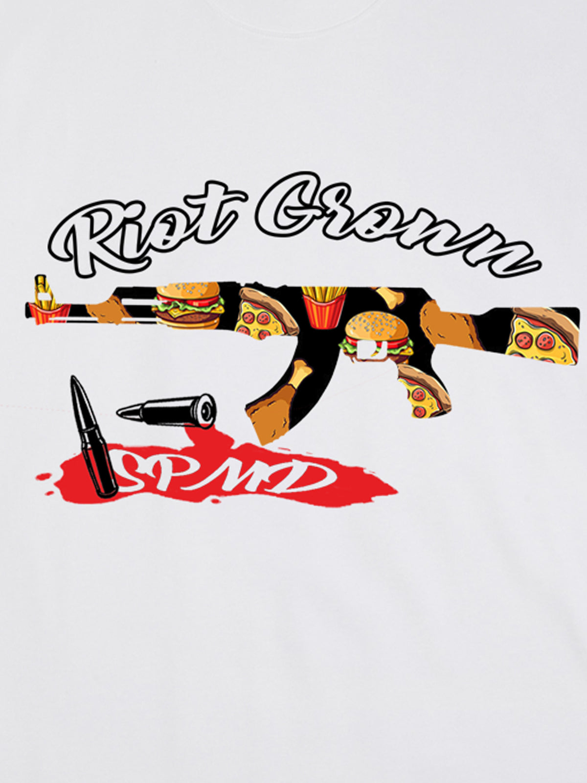 Original Funny AK Graphic Print T-shirt 