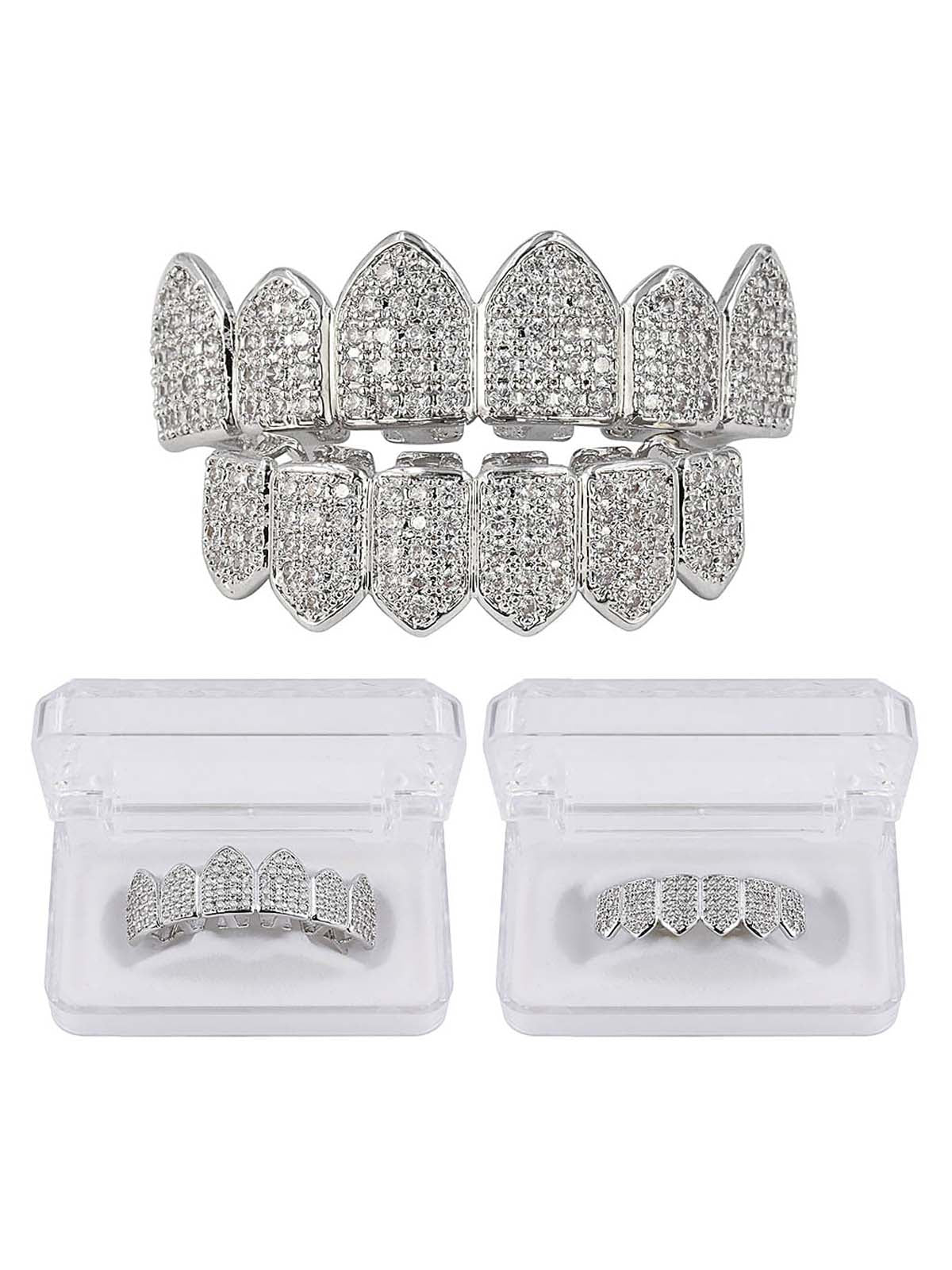 Vampire Teeth Zircon Braces 