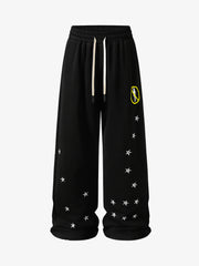 Jogginghose mit Sternenstickerei