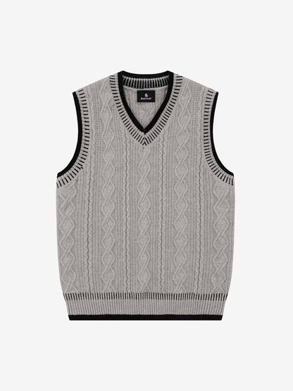 Street Retro Knit Pullover Sweater