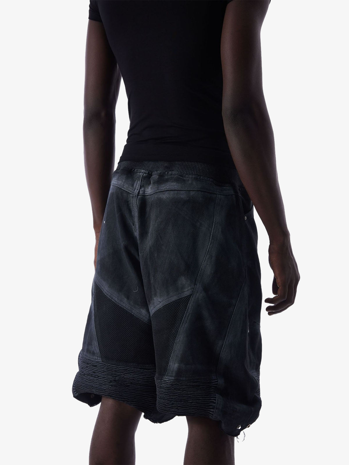 Double Waist Faux Layer Shorts