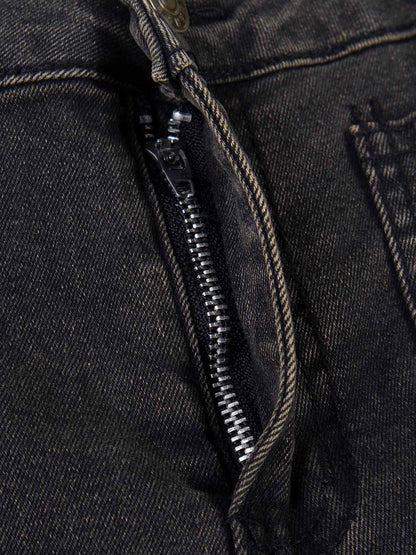 Multi-Pocket Low Rise Bootcut Jeans