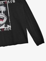 Corpse Paint Graphic Washed Long Sleeve Tee