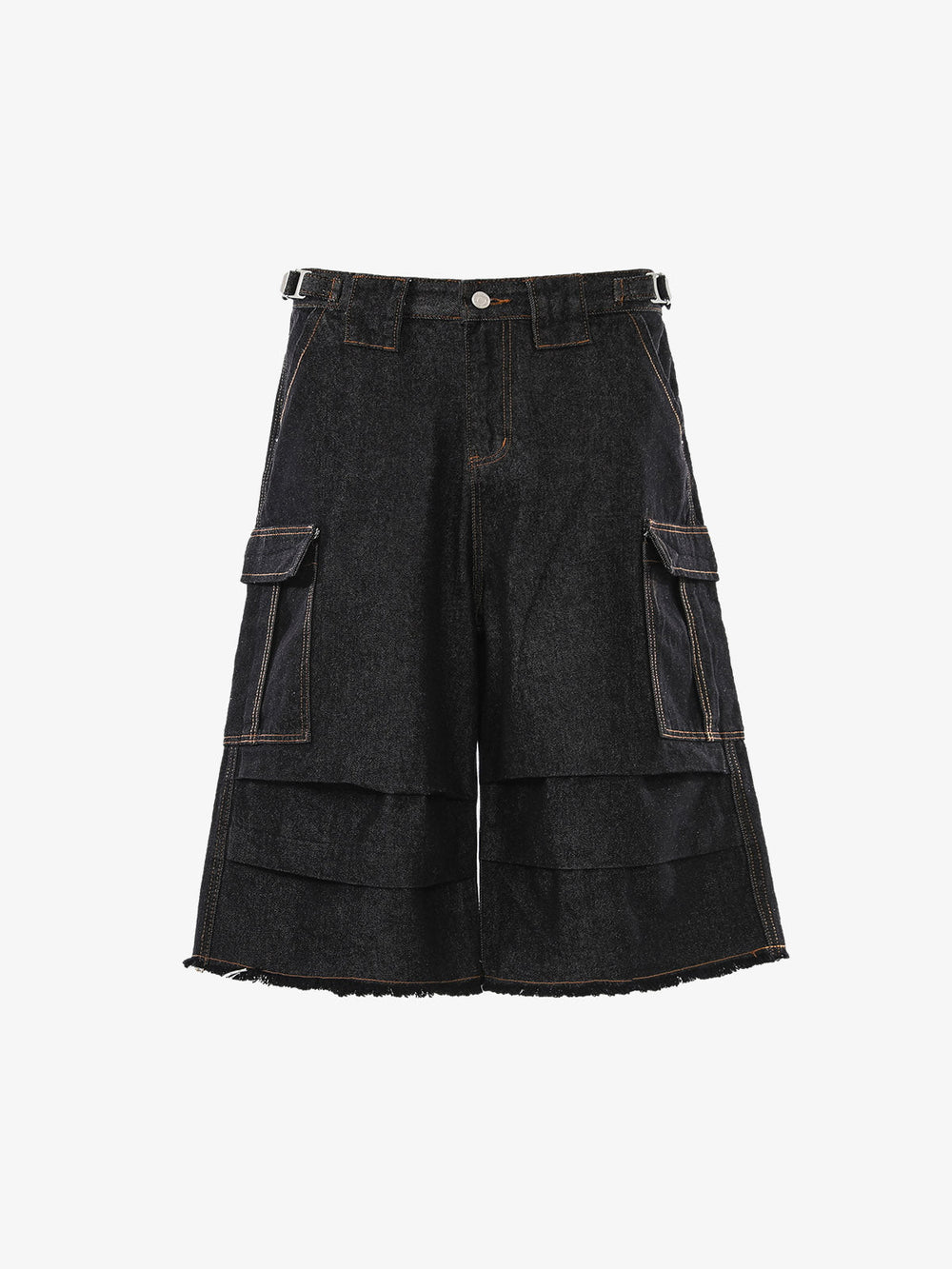 Vintage Contrast Stitch Cargo Shorts 