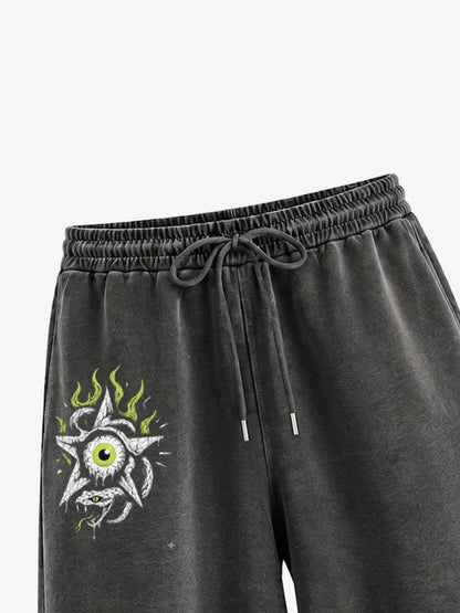 Gothic Eye Sweat Shorts