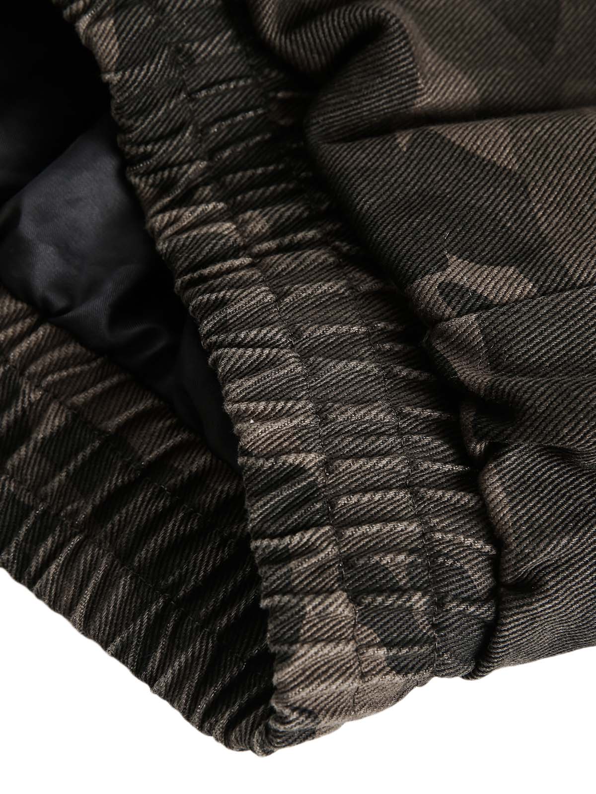 Deconstructed Camouflage Workwear Cardigan Hooded Jacket - 2290