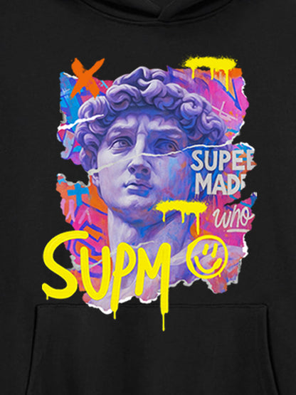 Graffiti David Statue Hoodie 