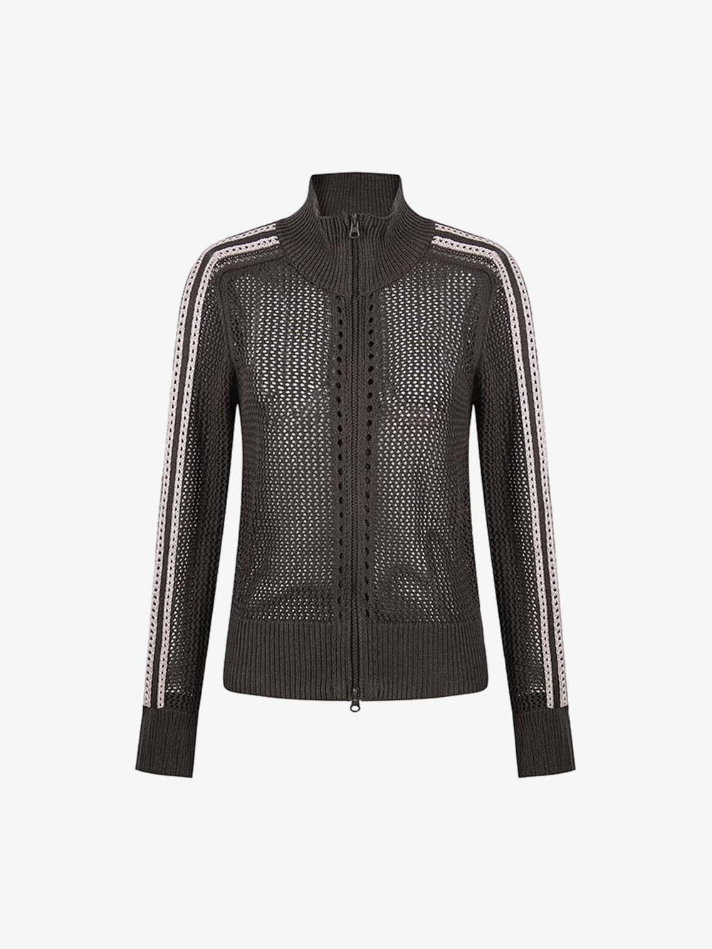 Streetstyle-Pullover aus durchbrochenem Netzstrick