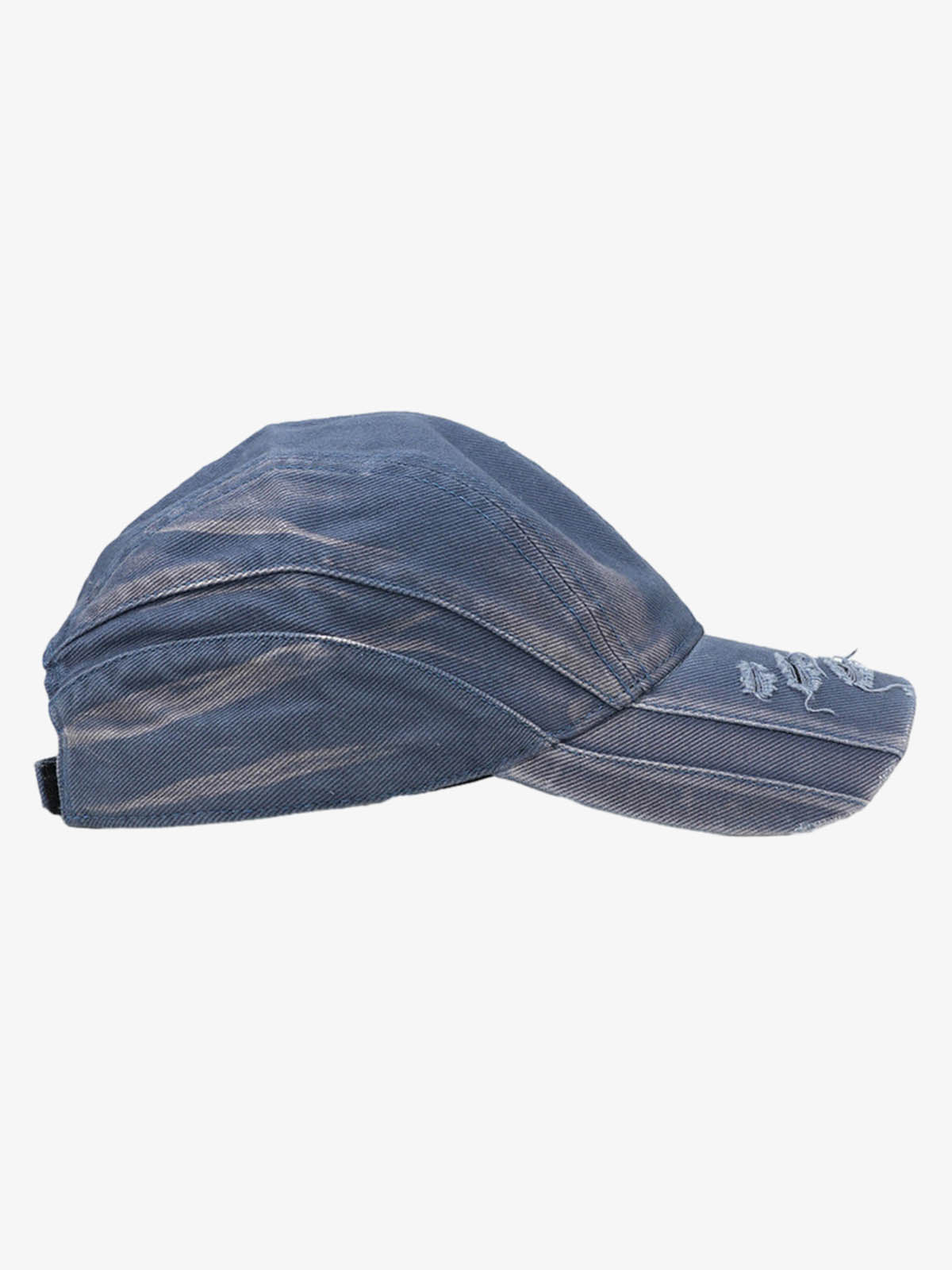 Washed Distressed Panel Baseball Cap 