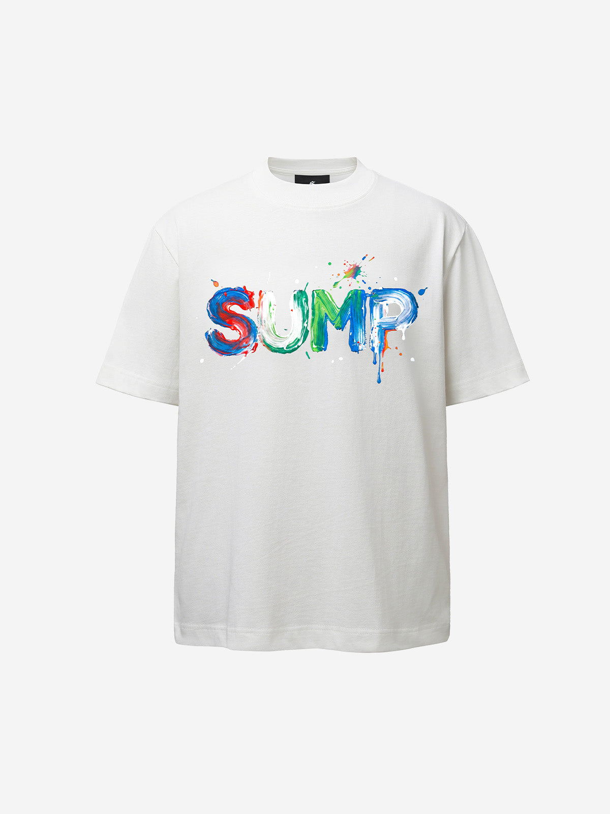 Graffiti Paint Drip Letter Print Oversized T-Shirt 