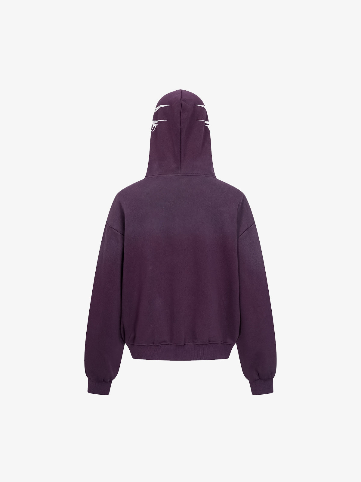 High Street Script Letter Print Zip-up Hoodie Jacket 