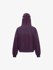 High Street Script Letter Print Zip-up Hoodie Jacket 