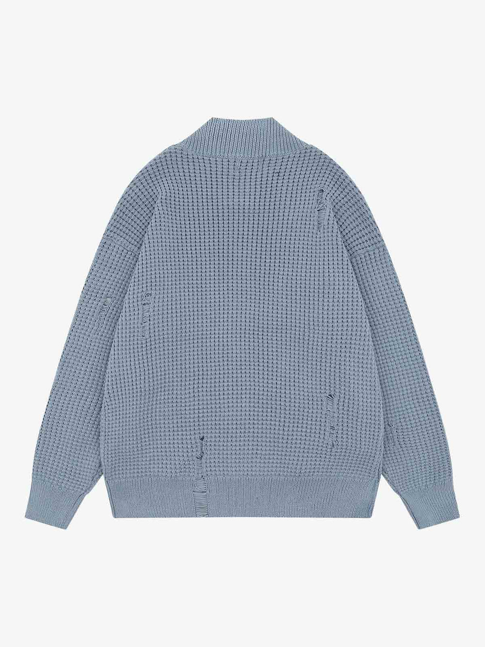 Strickjacke mit Abzeichenknöpfen