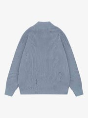 Strickjacke mit Abzeichenknöpfen