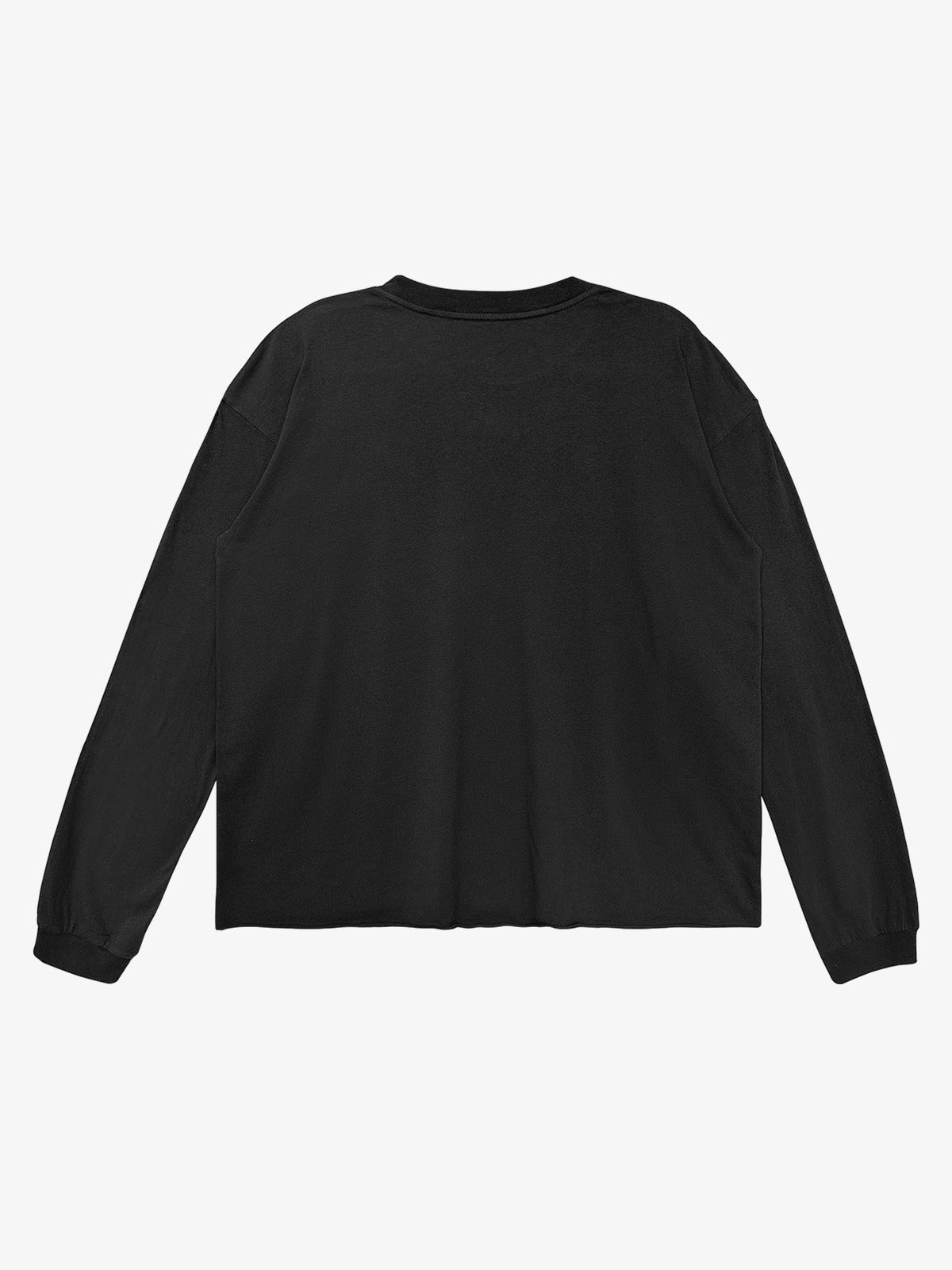 Gaming Graphic Washed Distressed Boxy Long Sleeve Tee; VTG Black / S, VTG Black / M, VTG Black / L, VTG Black / XL, VTG Black / 2XL