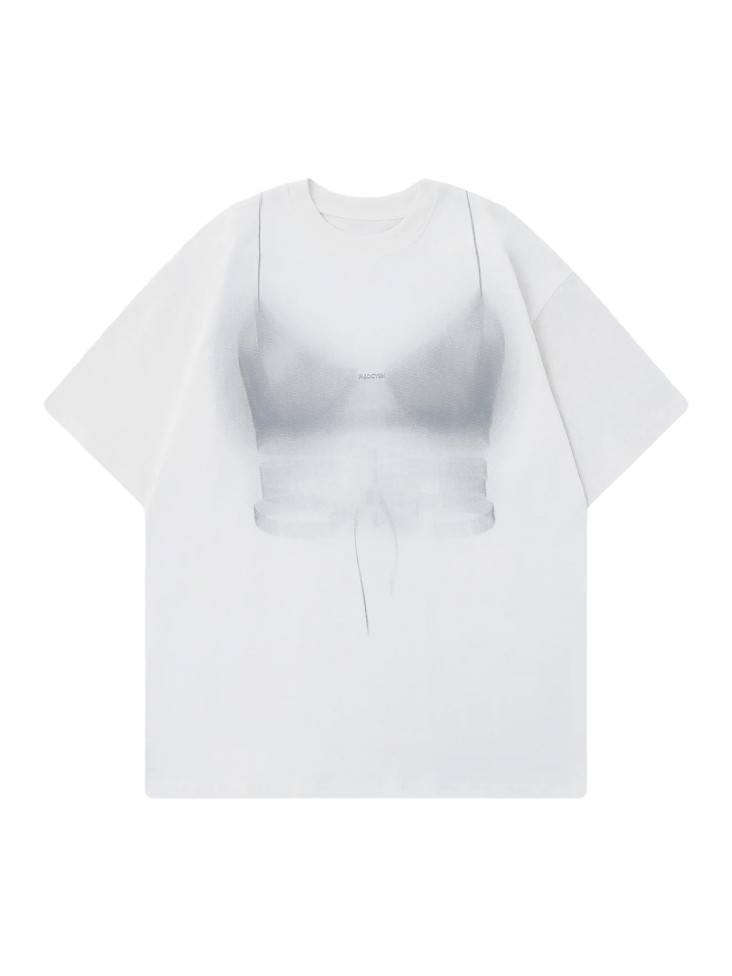 Thesupermade Loose American Fuzzy Fun Printed T-shirt