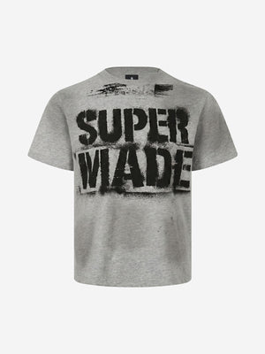 Vintage Washed Logo Print T-Shirt