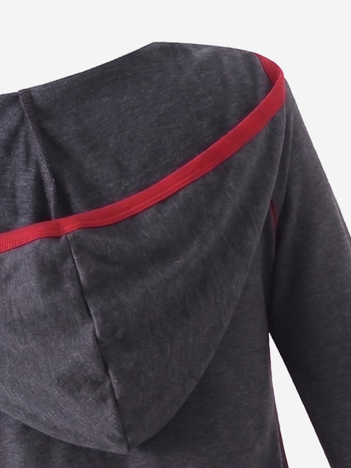 Color Block Hooded Tee