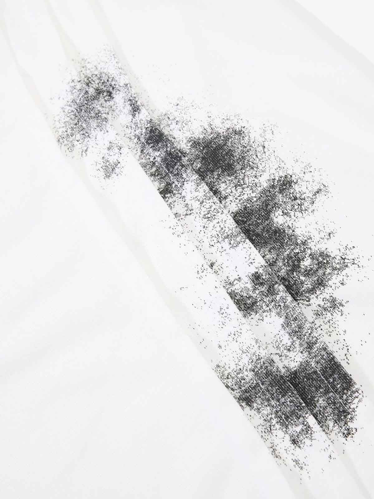 Supermade Deconstructed Pleated Freedom T-Shirt 