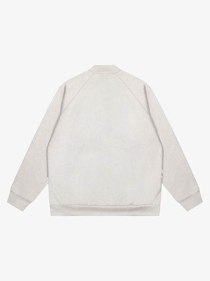 Suede Patchwork Sweatshirt