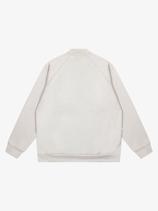 Sweatshirt mit Wildleder-Patchwork