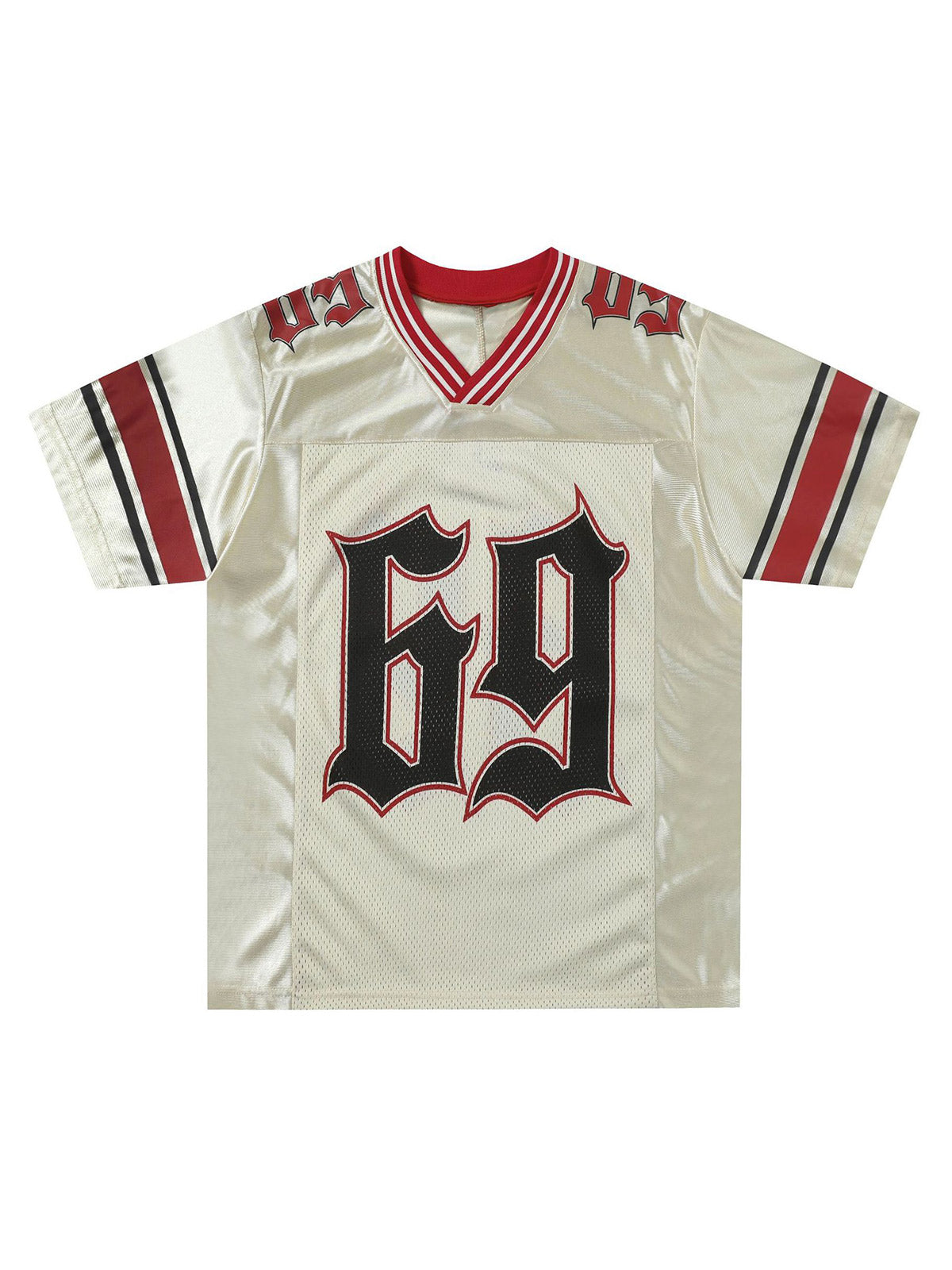 Print Jersey V-Neck T-shirt