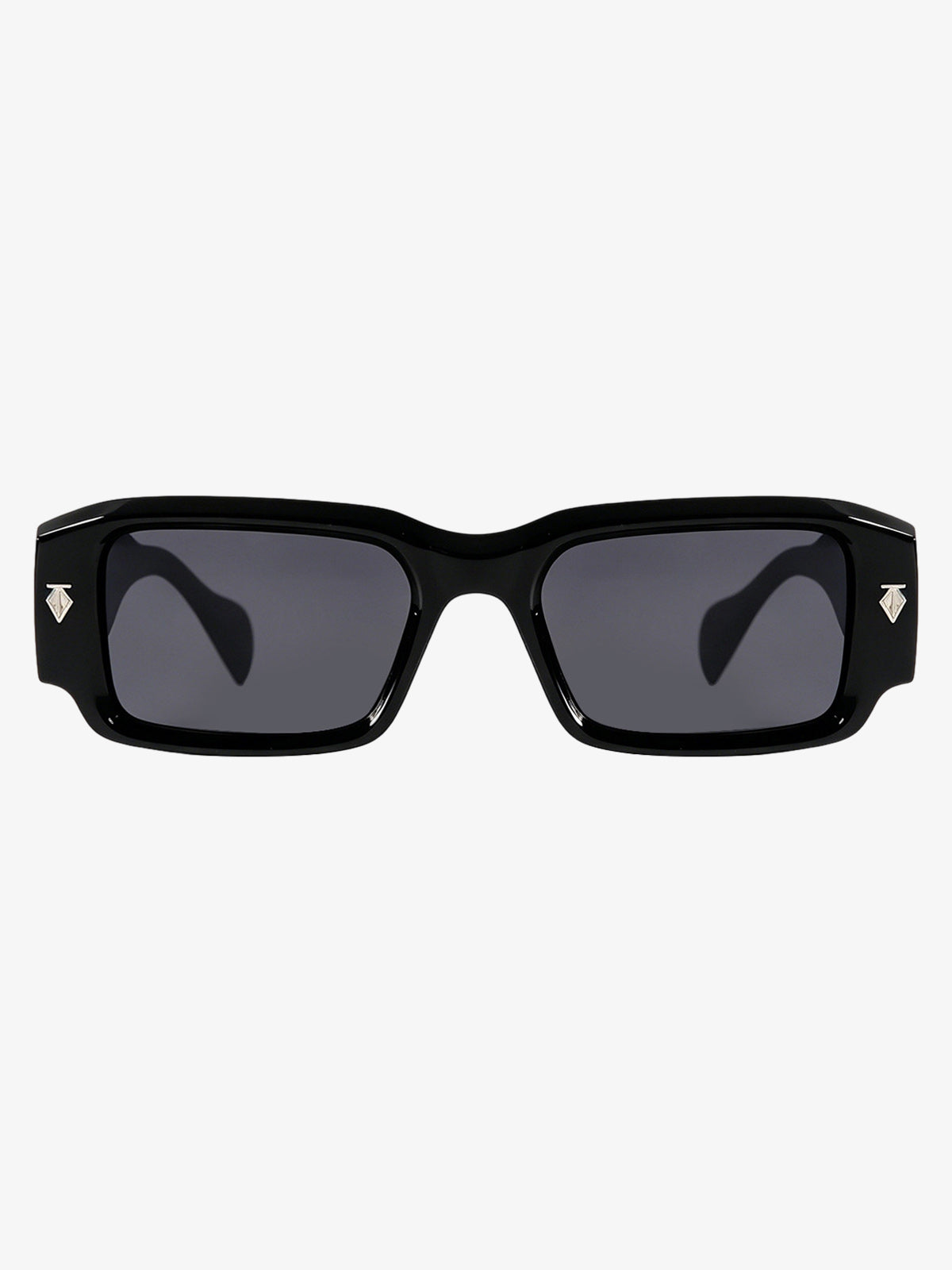 Gold Arrow Studded Square UV-Protection Sunglasses