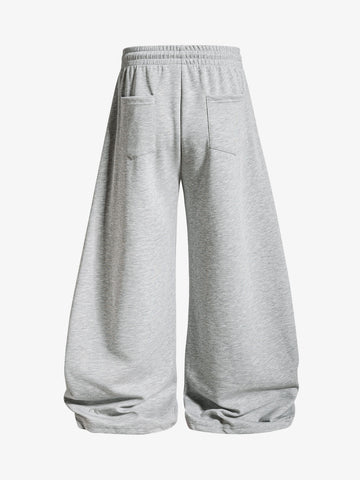 Napoleon Cord Embroidery Baggy Sweatpants