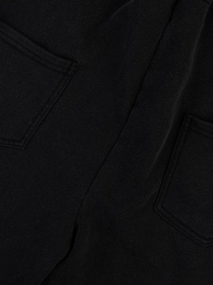 Rebel Studded Wide-Leg Layered Sweatpants 