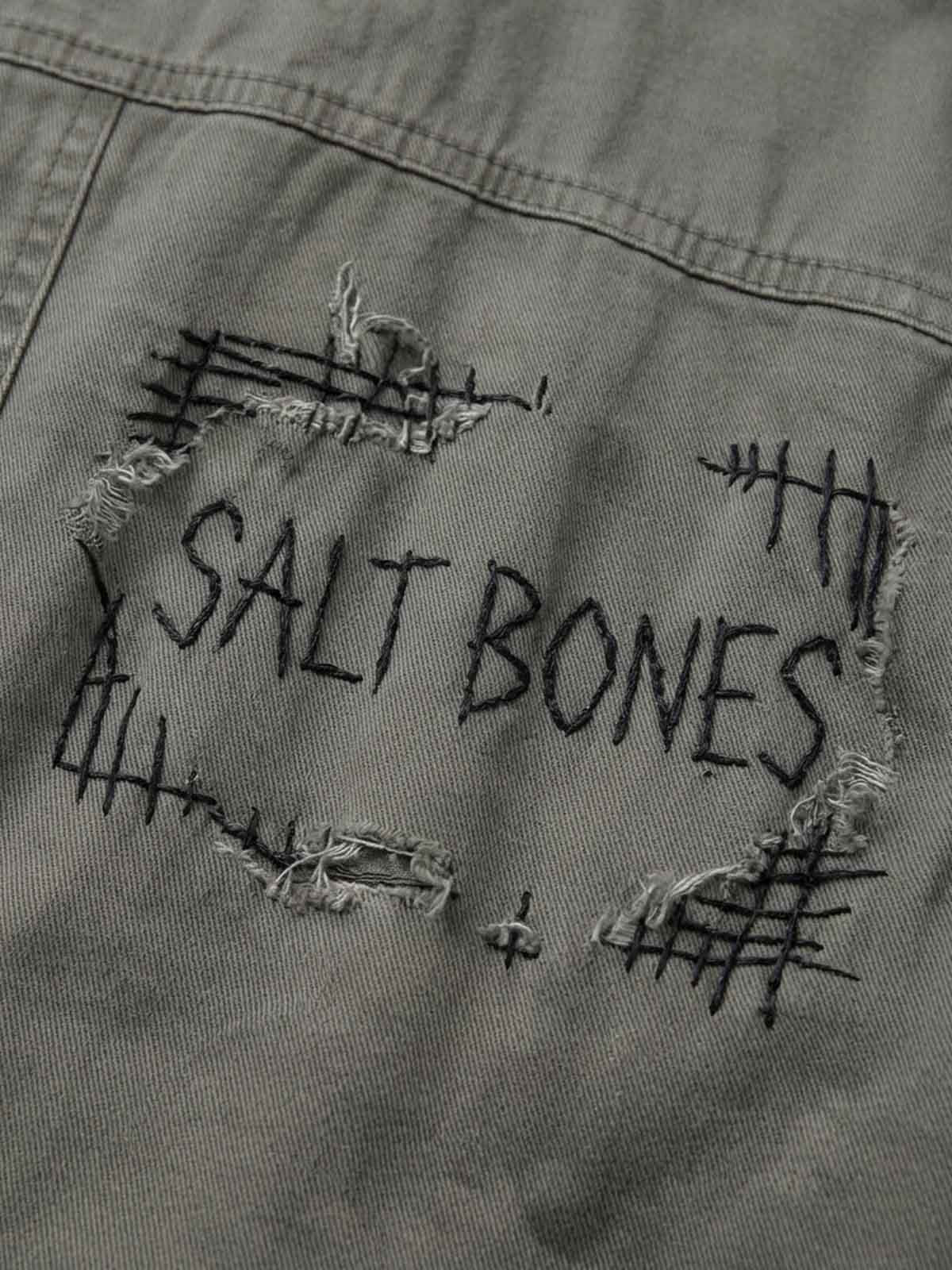 Skull Patch Embroidered Heavyweight M65 Jacket