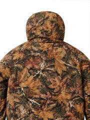 Maple Leaf 3D Graphic Windbreaker Coat