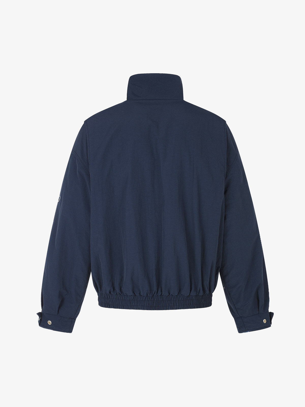 Reversible Spotted Leopard Stand-Collar Fleece Coat