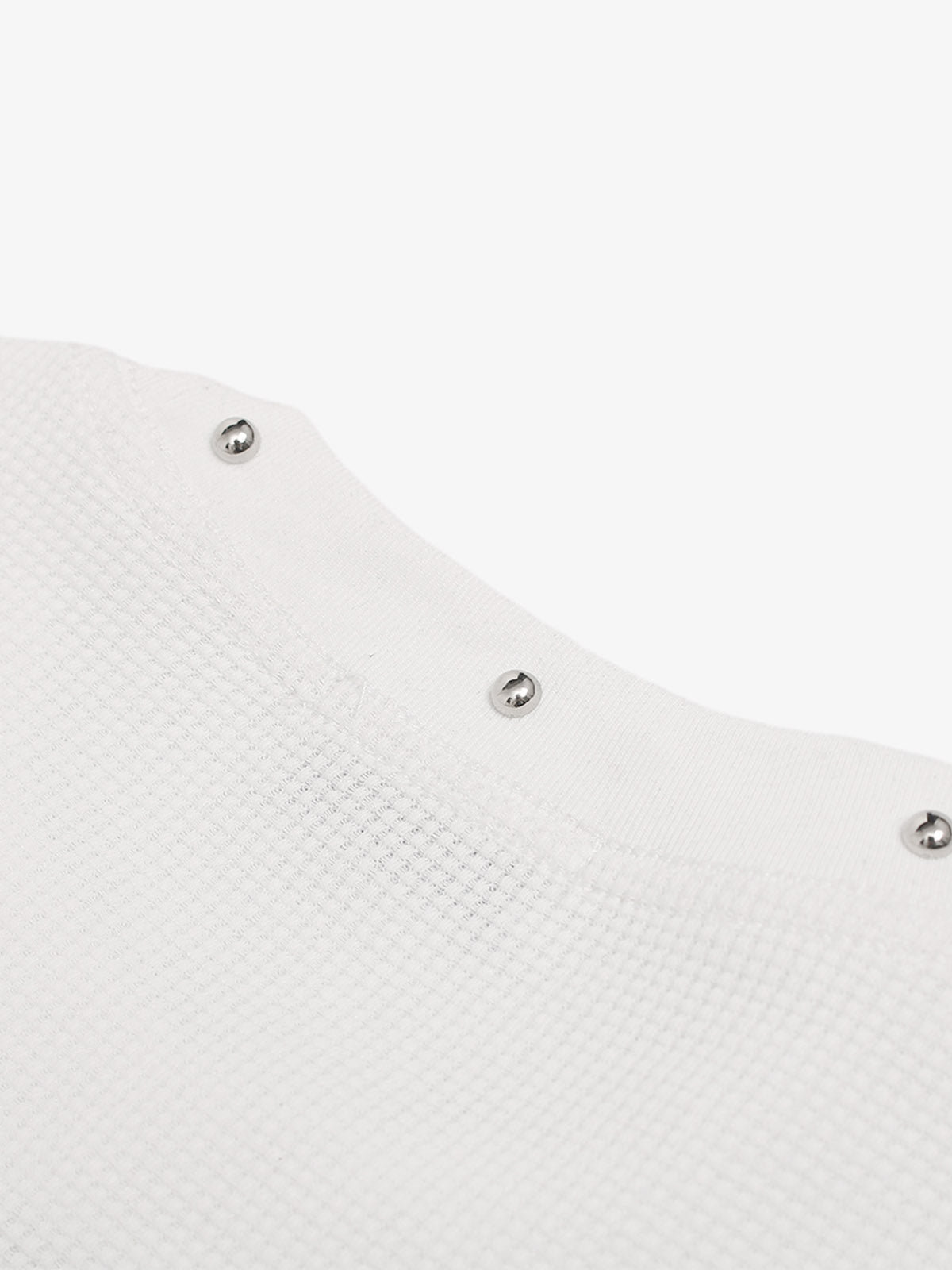 Studded Waffle Knit Tee
