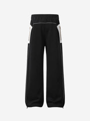 Camo Terry Embroidered Baggy Sweatpants