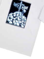 Gothic Cross Skull Graphic T-Shirt 