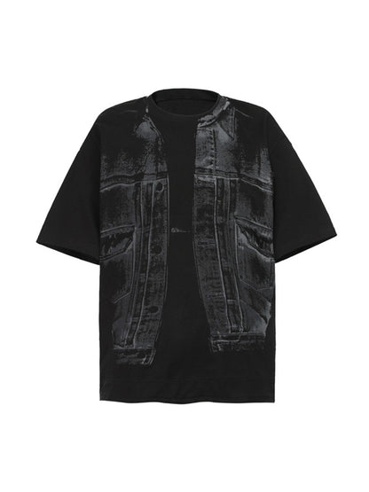 Retro Graphic Print T-Shirt 