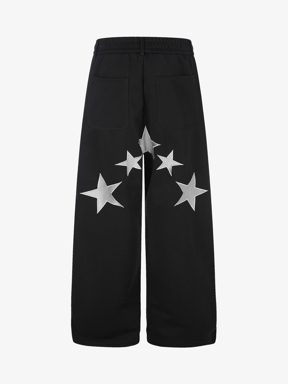 Flag Graphic Embroidered Sweatpants