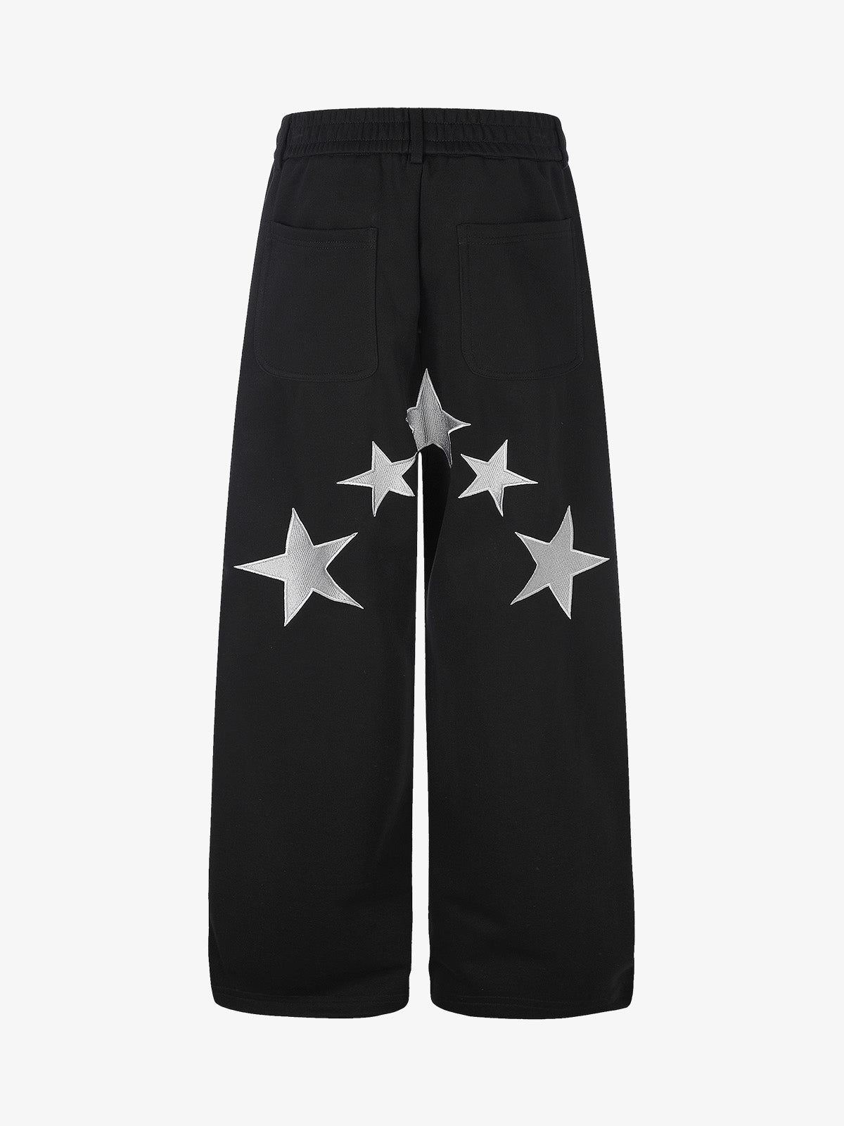 Flag Graphic Embroidered Sweatpants
