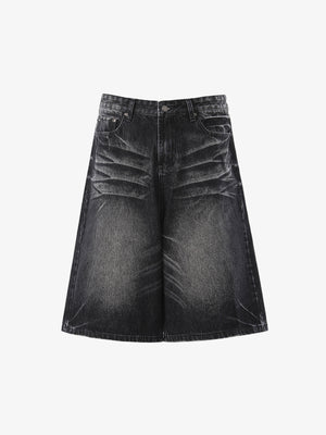 Vintage Whiskered Denim Jorts