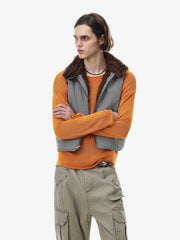 Reversible Plaid Fleece Vest