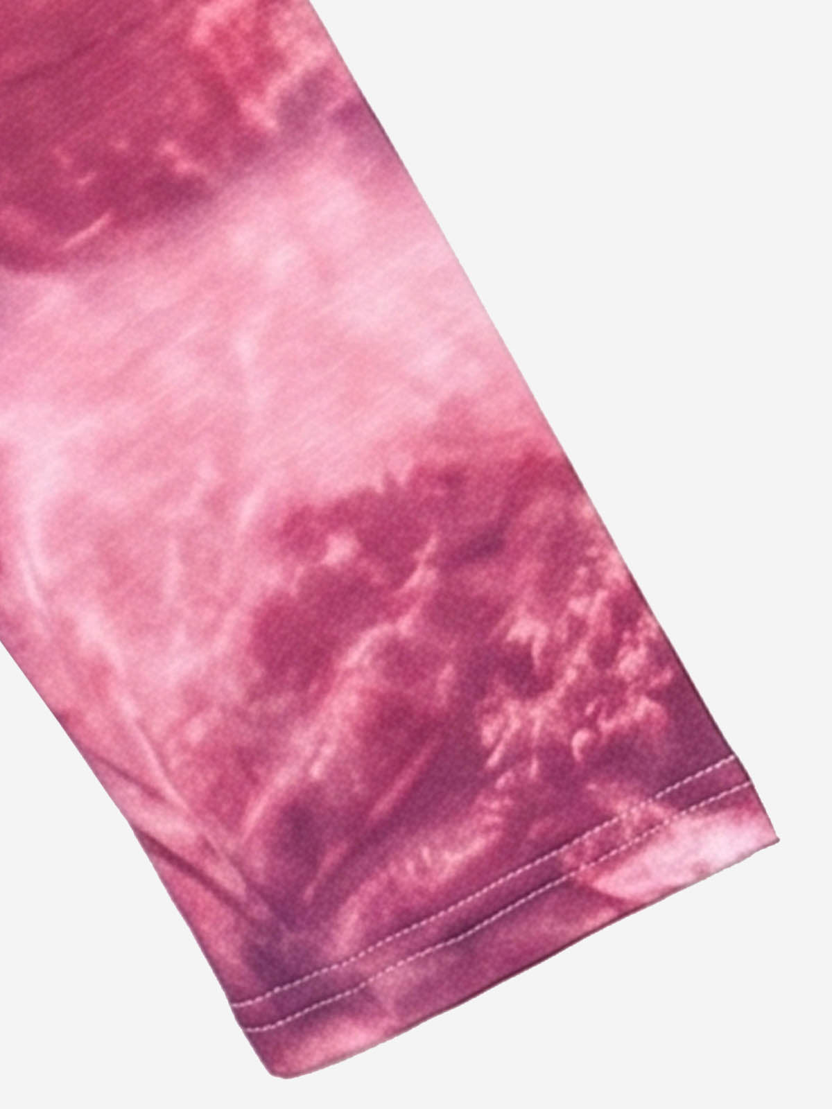 Anti-War Graphic Color Block Layered Long Sleeve Tee