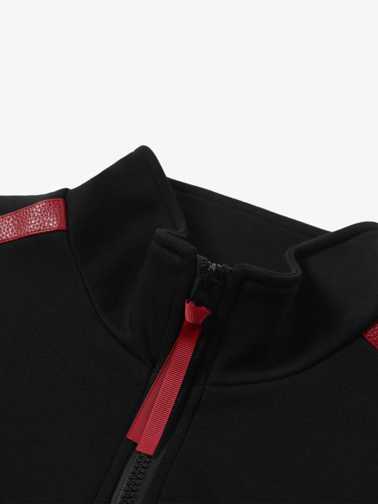 Pegasus Embroidered Patchwork Armband Jacket