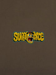 Street Graffiti Trendy Tiger Head Font T-Shirt 
